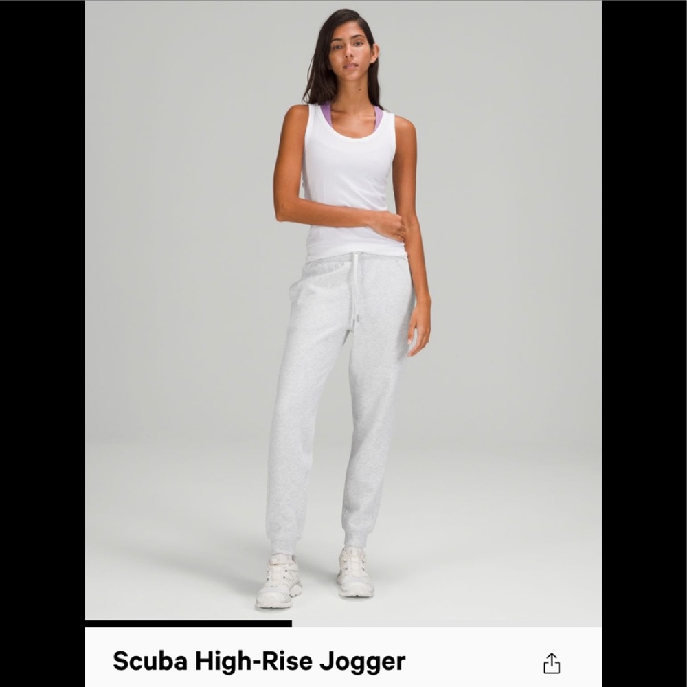 NWT lululemon scuba HR joggers size 4